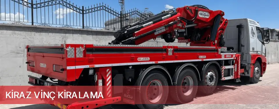 Kiraz İlçemi Vinç Kiralama